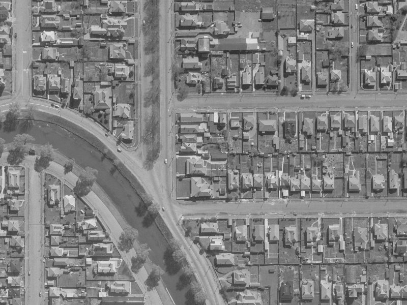 268B Fitzgerald Avenue from the air, 1960-1964