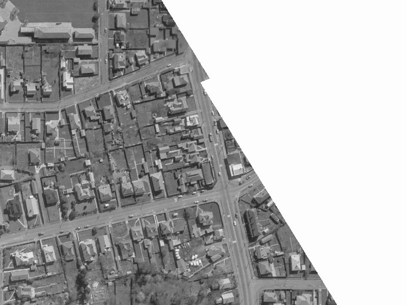 233 Stanmore Road from the air, 1960-1964