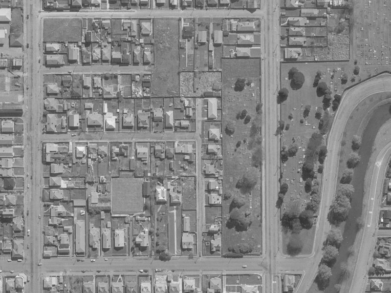 21 Ely Street from the air, 1960-1964
