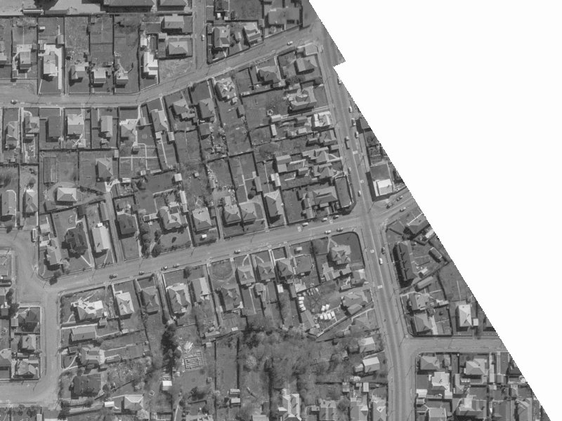 33 Draper Street from the air, 1960-1964
