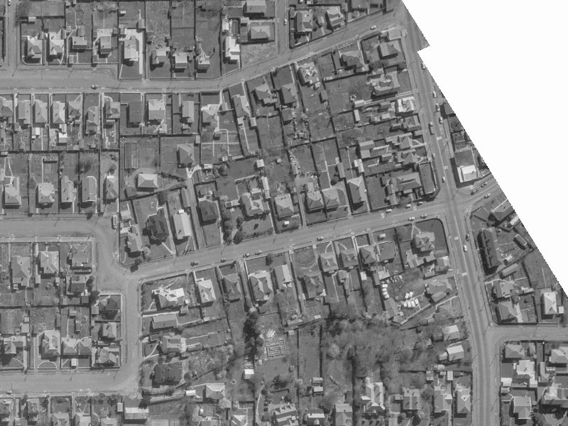 23 Draper Street from the air, 1960-1964