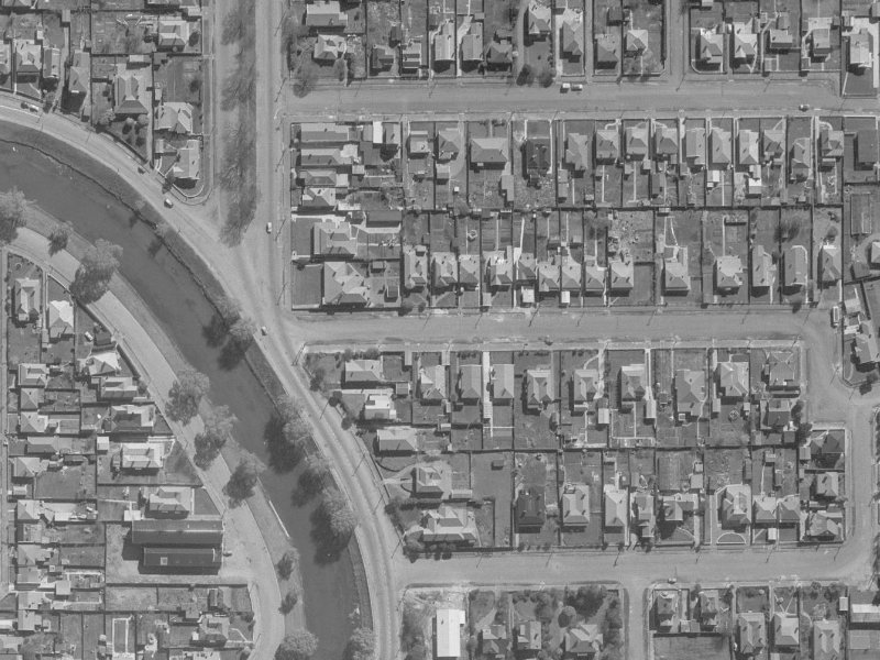 8 Heywood Terrace from the air, 1960-1964