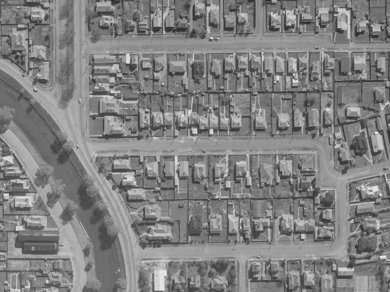 22 Heywood Terrace from the air, 1960-1964