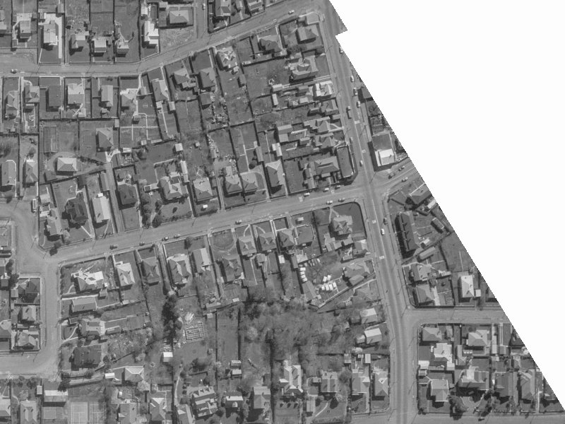 32 Draper Street from the air, 1960-1964