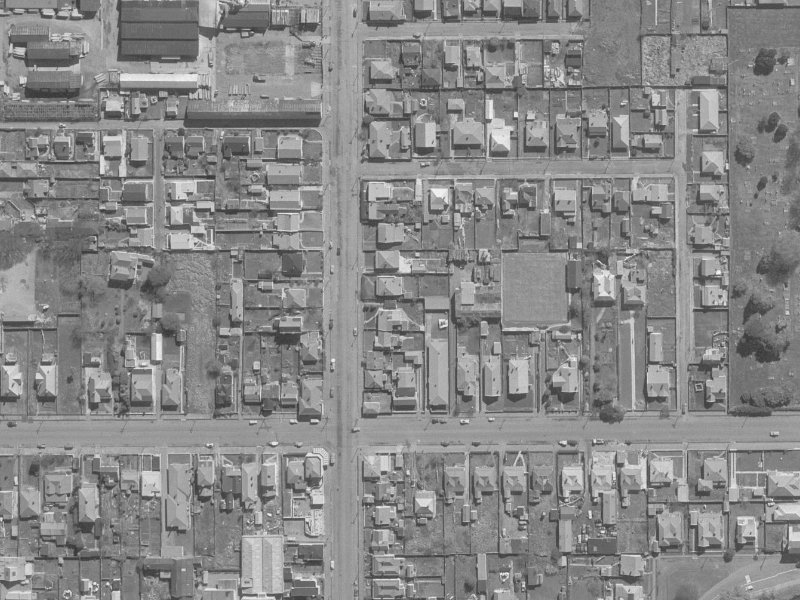 235 Salisbury Street from the air, 1960-1964