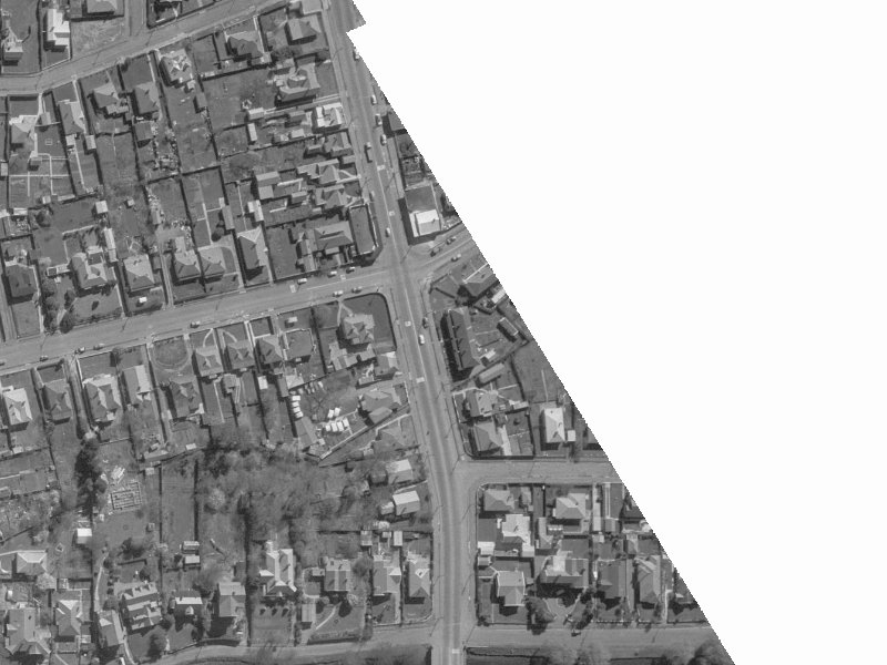 222 Stanmore Road from the air, 1960-1964