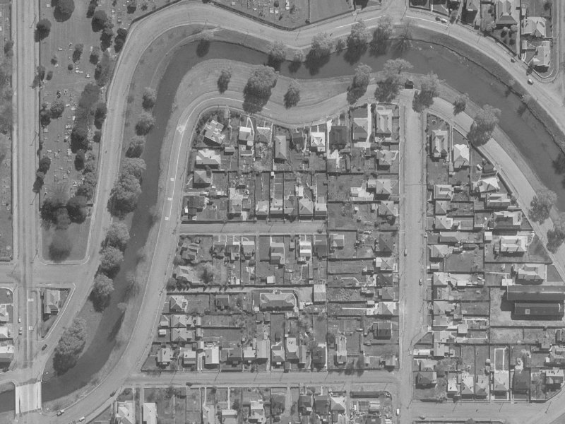 13 Willow Street from the air, 1960-1964