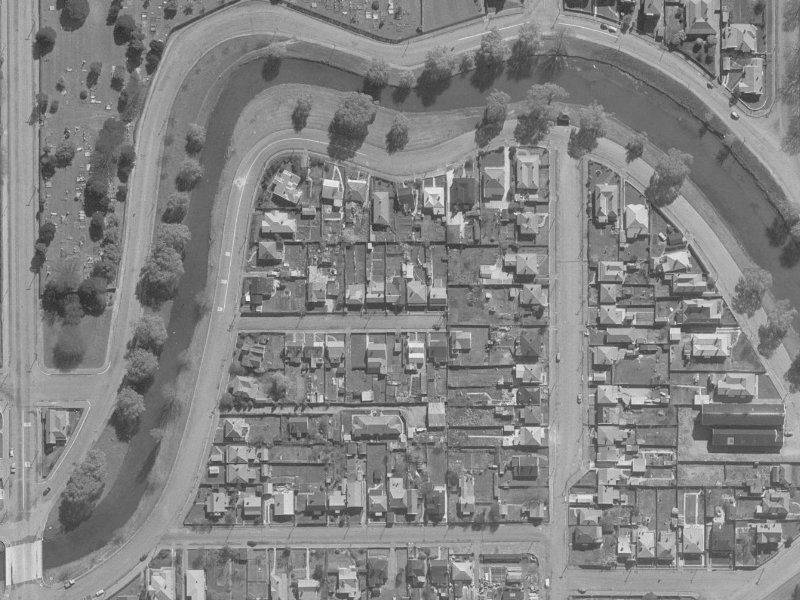 15 Willow Street from the air, 1960-1964