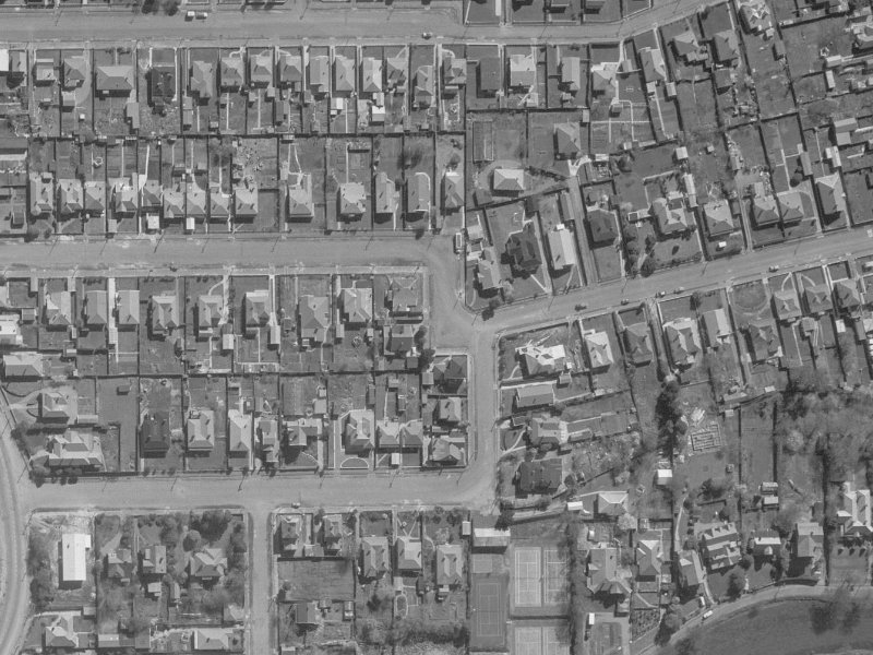 48 Heywood Terrace from the air, 1960-1964