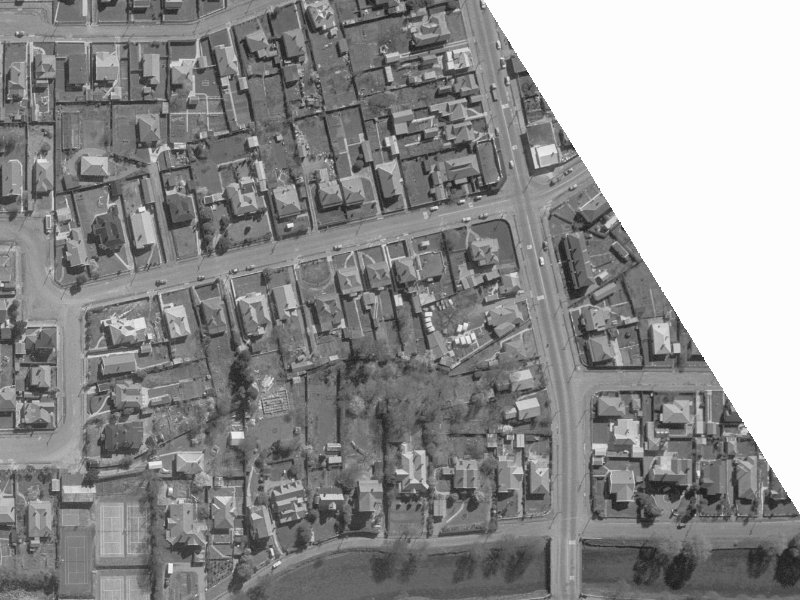30 Draper Street from the air, 1960-1964