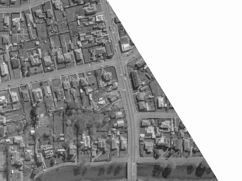 219 Stanmore Road from the air, 1960-1964