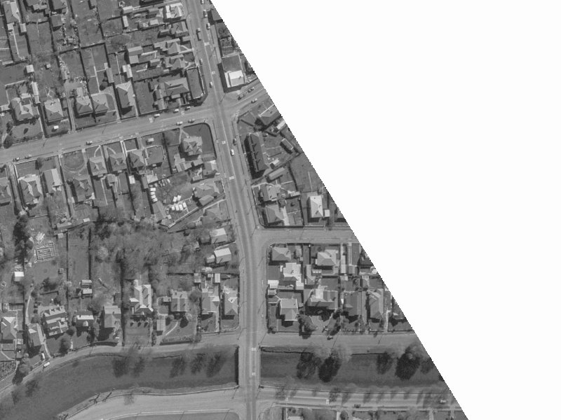 1 Glade Avenue from the air, 1960-1964