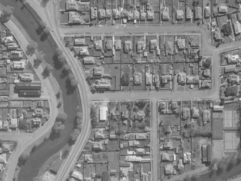 6 Harvey Terrace from the air, 1960-1964