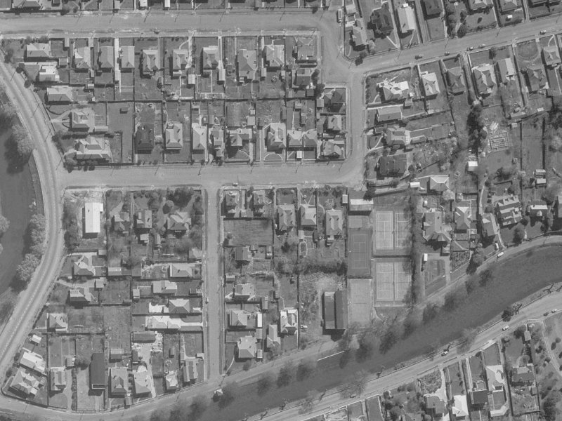 28 Harvey Terrace from the air, 1960-1964