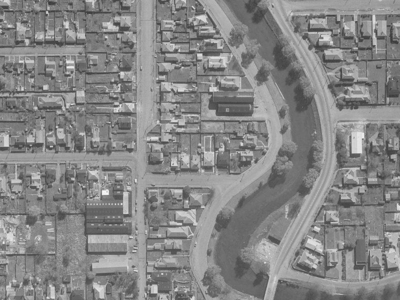 9 Rees Street from the air, 1960-1964