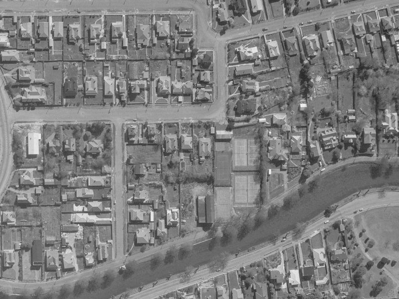 34 Harvey Terrace from the air, 1960-1964