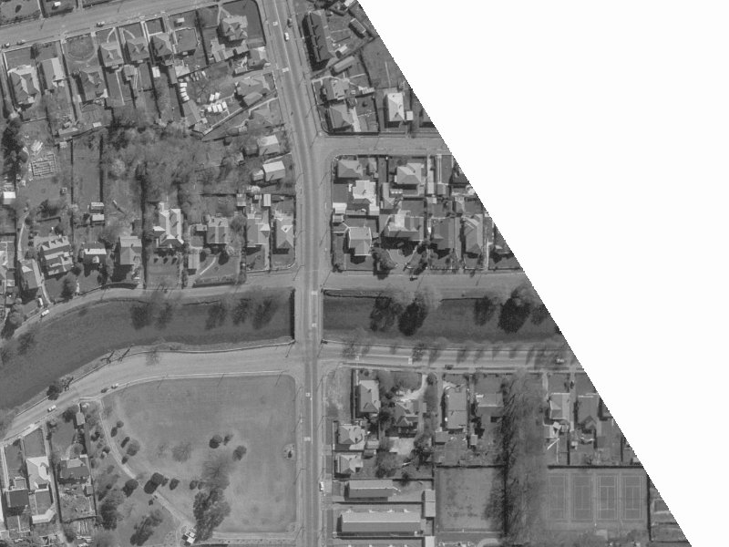 200 Stanmore Road from the air, 1960-1964