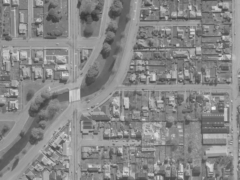 4A Hurley Street from the air, 1960-1964