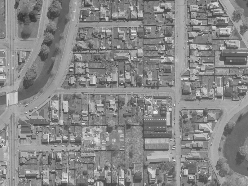 19 Hurley Street from the air, 1960-1964