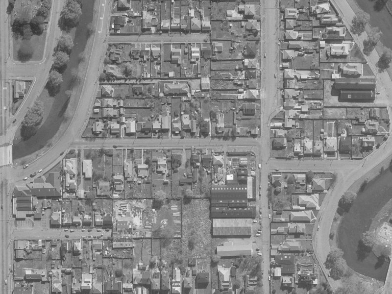23 Hurley Street from the air, 1960-1964