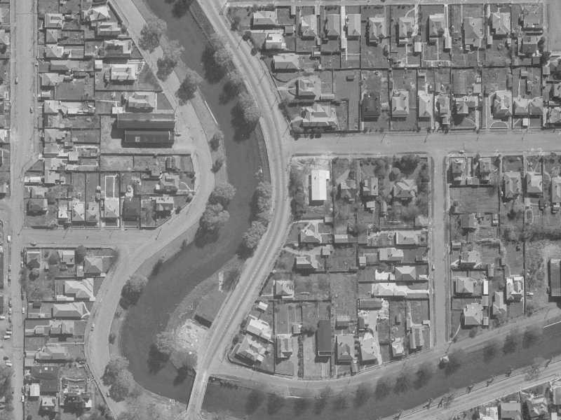 247 Fitzgerald Avenue from the air, 1960-1964