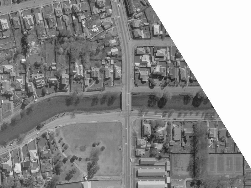 205 Stanmore Road from the air, 1960-1964