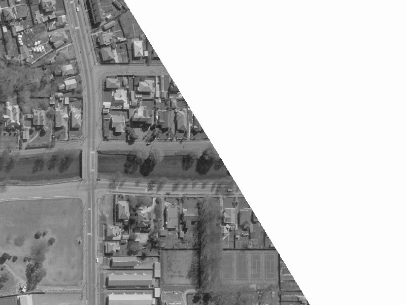 119 River Road from the air, 1960-1964