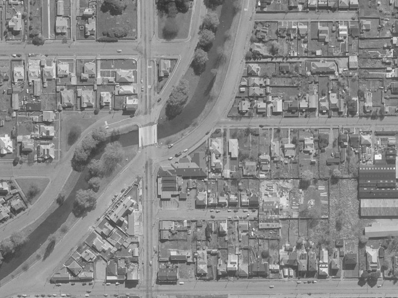 340 Oxford Terrace from the air, 1960-1964