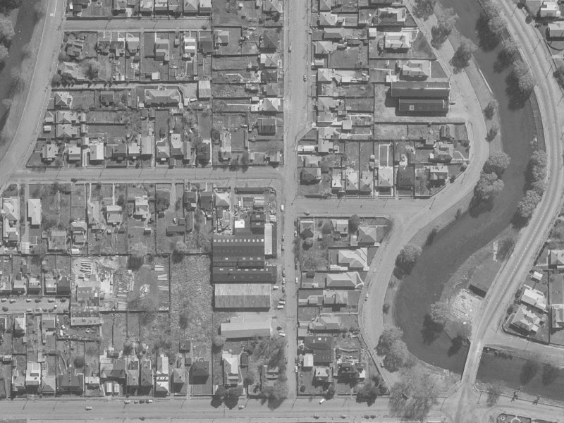 10 Bangor Street from the air, 1960-1964