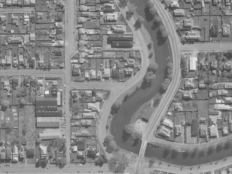 458 Oxford Terrace from the air, 1960-1964