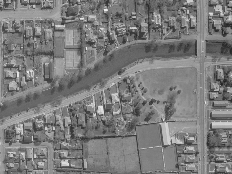 68 Avonside Drive from the air, 1960-1964