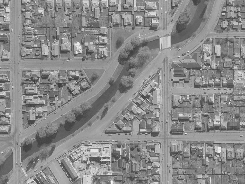 317 Oxford Terrace from the air, 1960-1964