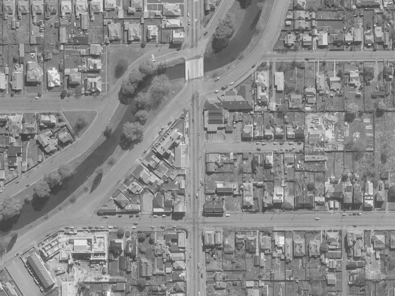 371 Barbadoes Street from the air, 1960-1964