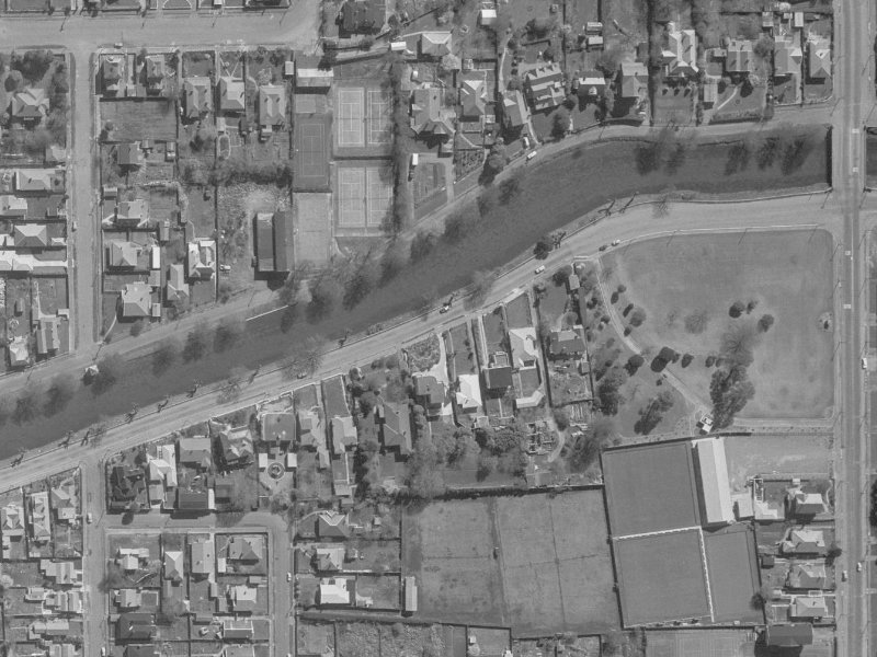 64 Avonside Drive from the air, 1960-1964