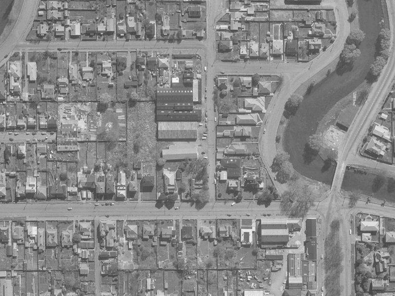7 Bangor Street from the air, 1960-1964