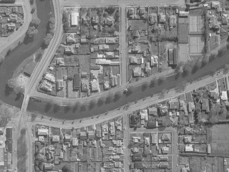 25 River Road from the air, 1960-1964