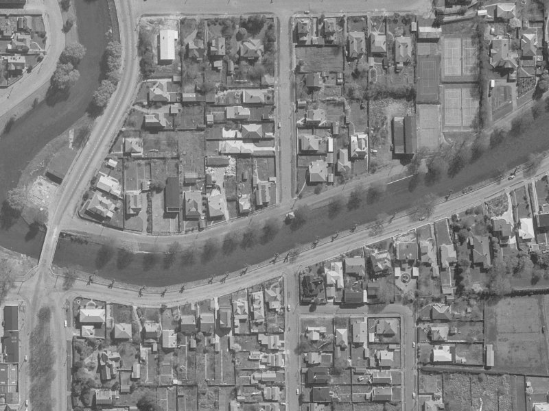 28 River Road from the air, 1960-1964