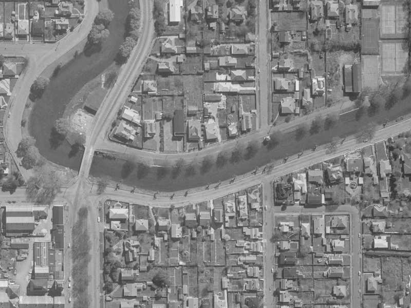 7–27 River Road from the air, 1960-1964
