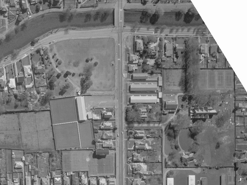 178 Stanmore Road from the air, 1960-1964
