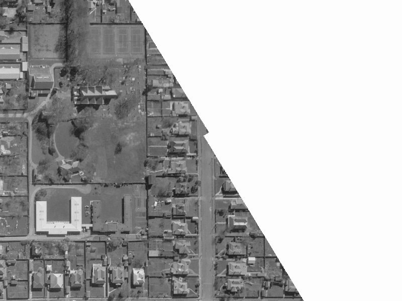 26 Trent Street from the air, 1960-1964