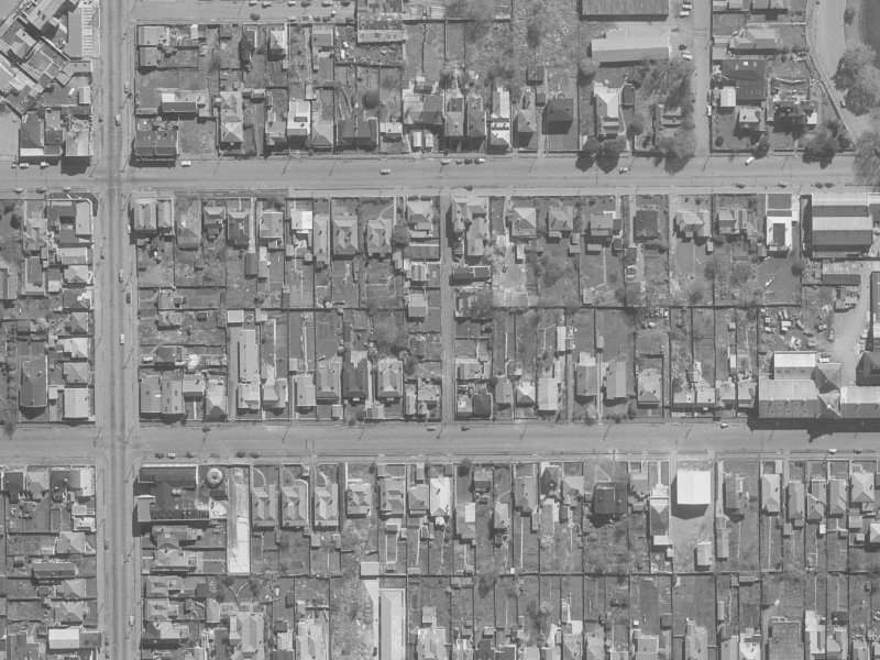 Dawson Street from the air, 1960-1964