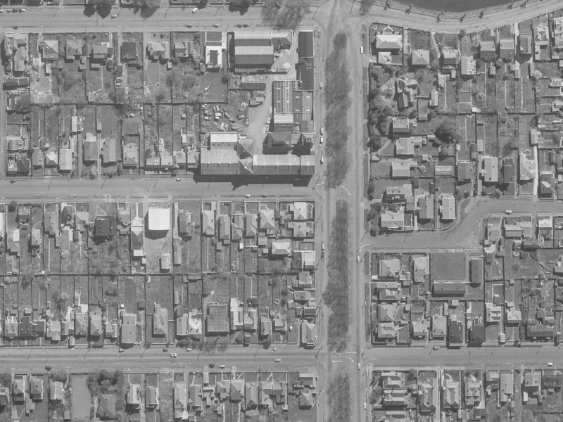 198 Chester Street East from the air, 1960-1964