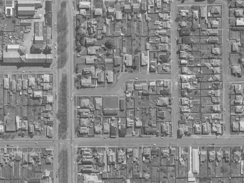 7-11 Elm Grove from the air, 1960-1964