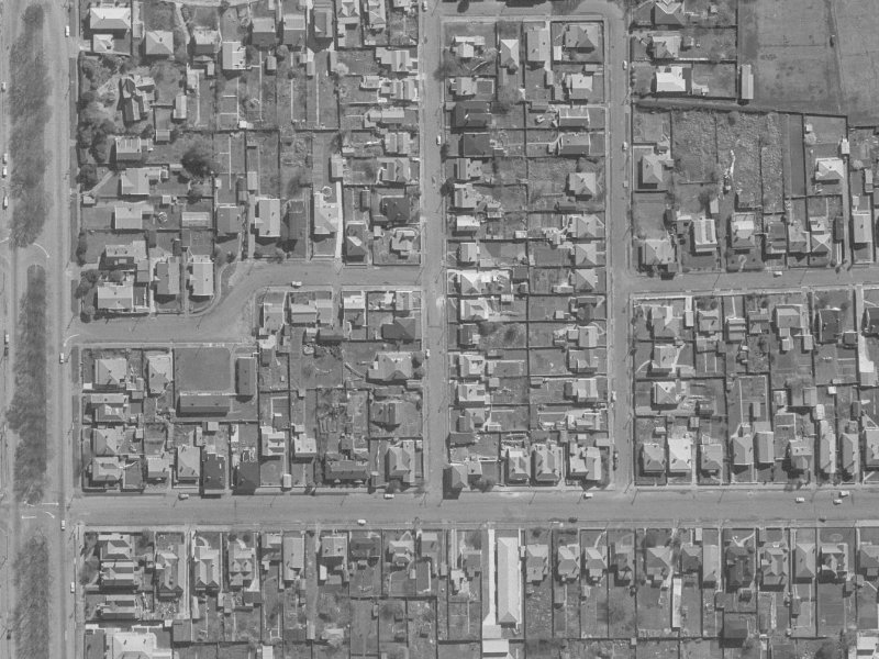 14 Hanmer Street from the air, 1960-1964