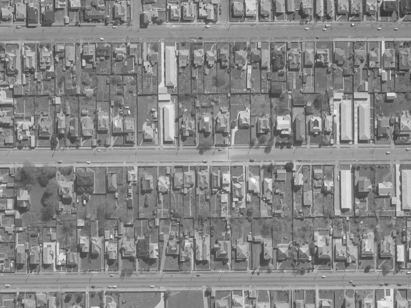 385A Gloucester Street from the air, 1960-1964