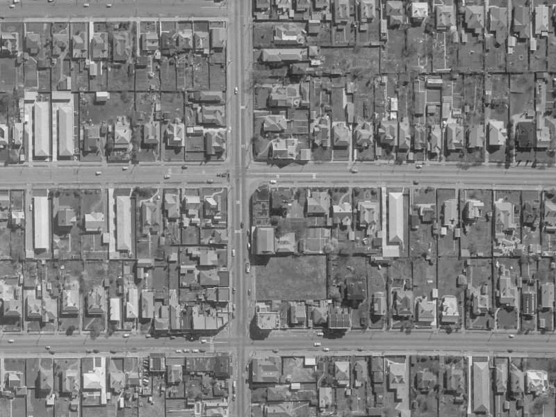 443 Gloucester Street from the air, 1960-1964