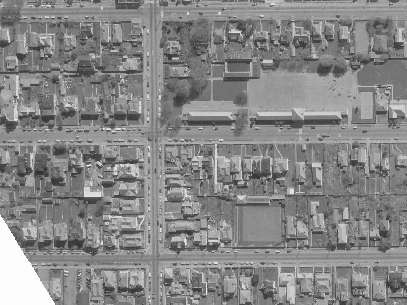 270 Gloucester Street from the air, 1960-1964