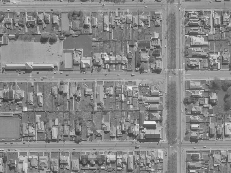 320 Gloucester Street from the air, 1960-1964