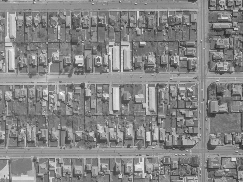 408 Gloucester Street from the air, 1960-1964