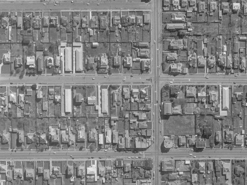 426 Gloucester Street from the air, 1960-1964